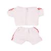 niannyyhouse 10cm 15cm Plush Doll Clothes Solid Color Coat Pants Sportswear Outfit Dolls Accessories Dress Up (White-10cm) view 1