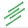 Aluminum 7075 Upper 4-Link Bar Set for Losi 1/18 Mini LMT 4X4 Brushed Monster Truck RTR-LOS01026 Upgrade Parts - Green view 1
