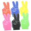 GANAZONO 6pcs Cheerleading Props Foam Hand Glove Sports Meeting Accessory Vibrant Foam Fingers Cheerleading Finger view 1