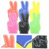 GANAZONO 6pcs Cheerleading Props Foam Hand Glove Sports Meeting Accessory Vibrant Foam Fingers Cheerleading Finger view 4