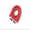 Aluminum 7075 Motor Mount Plate with Heat Sink Fins for Traxxas 1:10 Ford GT 4-TEC 2.0 83056-4/4-TEC 3.0 Corvette STINGARY 93054-4 Upgrade Parts - Red view 1