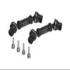 Medium Carbon Steel Front+Rear Center Driveshafts for Losi 1/18 Mini LMT 4X4 Brushed Monster Truck RTR-LOS01026 Upgrade Parts view 1