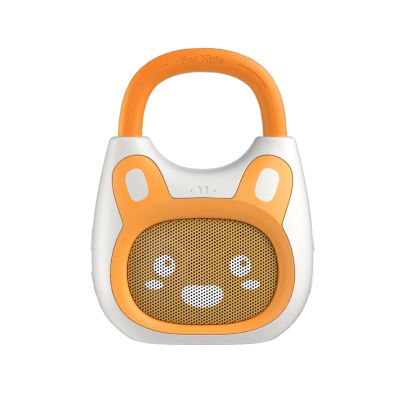 alilo Pocket Bunny Portable Kids Music Player, Musical Toys for Toddlers, Preloaded 120+ Stories/Music/Lullabies/White Noise,High Fidelity Sound Travel Bluetooth Speaker (with Strap and Ring)