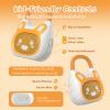 alilo Pocket Bunny Portable Kids Music Player, Musical Toys for Toddlers, Preloaded 120+ Stories/Music/Lullabies/White Noise,High Fidelity Sound Travel Bluetooth Speaker (with Strap and Ring) view 4
