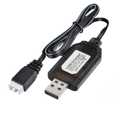 AQUA-ATL XH-3P USB Charger Cable for 7.4V Axial SCX10 SCX24, BEZGAR, DEERC, Hosim Q903 Q905, Sharkool, Holyton, Force1 Velocity RC Toys, Splatter Ball Gun, RC Car, Boat and Trucks