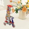 Elephant On Tricycle Tin Toy Clockwork Driven for Collection Wind Up Riding Toy with Nostalgia Collection Toys view 3