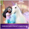 Unicorn Academy, Layla & Glacier with 2 Accessories & Hair Tool, Dolls & Unicorn Toys, Gifts & Stocking Stuffers for Girls Ages 4 and up view 4