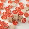 Reicyfang 90 pcs Vintage Tombola Italian Game Tombolini Tiles, Rustic Bingo Chips, Wooden Tombola Standard Tiles, Classic Bingo Game Pieces, Ideal for Custom DIY Board Game Pieces, and Arts & Crafts view 1