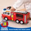 JOYIN LED Fire Truck Toy for Toddlers - LED Projections & Sirens, Bump and Go Fire Engine Trucks with Mode Switch & Volume Control, Kids Firetruck, Boy Toys, Christmas Birthday Gifts for Grandkids view 3