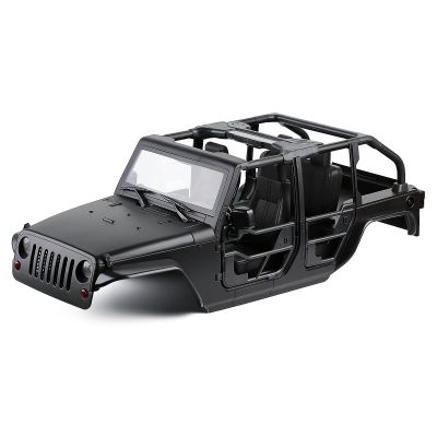 AMLIK RC Car Accessories for Axial for SCX10 90046 for Jeep for Wrangler Unassembled Kit 313mm 12.3" Wheelbase Tube Doors Hard Body Car Shell for 1/10 RC Crawler (Color : 6)