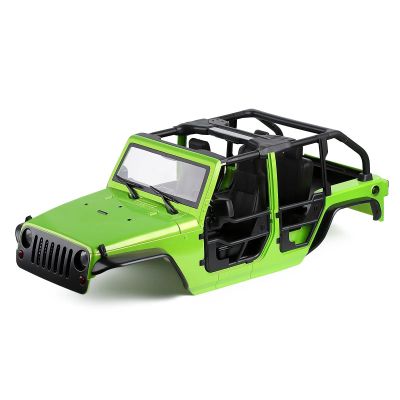AMLIK RC Car Accessories for Axial for SCX10 90046 for Jeep for Wrangler Unassembled Kit 313mm 12.3" Wheelbase Tube Doors Hard Body Car Shell for 1/10 RC Crawler (Color : 3)