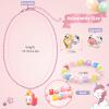 BeAndge Toddler Girls Jewelry for 3 Year Old, Kids Play Jewelry Set for Little Girl Age 4-6, Children Dress Up Necklaces Childs Rings Bracelets for Toddlers Princess Ages 3+ 3-5 4 5 6 7 Years view 2