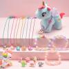 BeAndge Toddler Girls Jewelry for 3 Year Old, Kids Play Jewelry Set for Little Girl Age 4-6, Children Dress Up Necklaces Childs Rings Bracelets for Toddlers Princess Ages 3+ 3-5 4 5 6 7 Years view 3