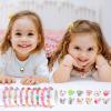 BeAndge Toddler Girls Jewelry for 3 Year Old, Kids Play Jewelry Set for Little Girl Age 4-6, Children Dress Up Necklaces Childs Rings Bracelets for Toddlers Princess Ages 3+ 3-5 4 5 6 7 Years view 4
