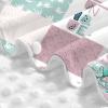 Personalized Baby Car Seat Canopy for Babies with Name, Custom Car Seat Covers for Girls, Infant Opening Minky Nursing Breastfeeding Stroller Cover Carseat Canopies for Newborn, Unicorn Pink view 4