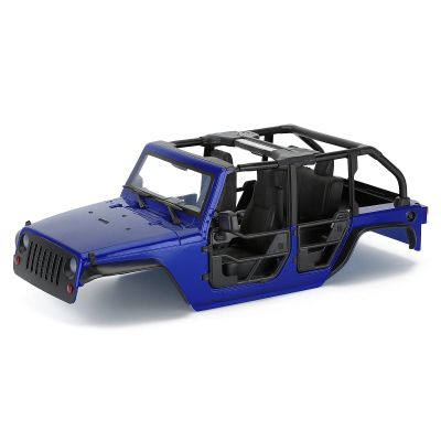 AMLIK RC Car Accessories for Axial for SCX10 90046 for Jeep for Wrangler Unassembled Kit 313mm 12.3" Wheelbase Tube Doors Hard Body Car Shell for 1/10 RC Crawler (Color : 7)