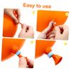 ibasenice 200pcs Plastic Balloon Sealing Clips for Easy Knotting and Decorating Birthdays Weddings and Holidays Essential Balloon Accessories for Festive Events view 3