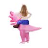 Stegosaurus Inflatable Axolotl Costume for Kids Halloween Costumes Kid Blow Up Costume Ride on Axolotl Costumes for Girls Boys Cosplay Party view 2