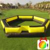 17FT Gaga Ball Pit Portable,Inflatable Gaga Ball Pit with Blower for Indoor Outdoor School Family Activities Giant Inflatable Sport Games for Kids and Adult view 1