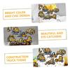 ibasenice 54pcs Construction Cake Toppers for Birthday Parties Engineering Truck Theme Decorations for Boys and Girls for Showers and Day Celebrations view 4