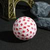 Poludie 100 Sided Polyhedral Dice, Single D100 Game Dice, 100 Sided Cube with Black Pouch, D100 die 48 mm (White with Red Number) view 3