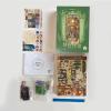 Joincon Book Nook Kit,DIY Miniature Dollhouse Booknook Kit with LED Light 3D Puzzle Book Nook Model Kit Decorative Bookend Stand for Adults Creative Bookshelf view 3