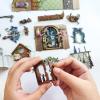 Joincon Book Nook Kit,DIY Miniature Dollhouse Booknook Kit with LED Light 3D Puzzle Book Nook Model Kit Decorative Bookend Stand for Adults Creative Bookshelf view 4