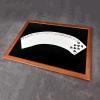 blue-ther Close up Mat with Frame (45 X 33 cm/17.71 X 12.99 in) Magic Tricks Magic Accessories for Magicians Card Coin Magic Props Stage Illusions Gimmicks view 1