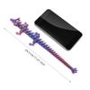 Flavery 3D Printed Dragon - 12 inch Articulated Crystal Dragon, Desk Toy, 3D Printed Gift for Christmas, Birthday, Figurine Decor, Easter Basket Stuffers(Purple) view 4