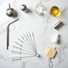 10Pcs White Long Straw Brush, Nylon Pipe Tube Cleaner 8-ihch 10 Different Diameters Set, Long Straw Brush for Sippy Cup, Brush Drinking Straw Cleaning Brush,Brushes,Cleaning Tools view 3