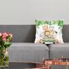 Cute Animals Personalized Baby Name Nursery Throw Pillow Cover for Baby Boy Girl Gift Custom Pillow with Name Personaized Throw Pillow Cove Sofa Couch Cushion Home Decor Pillow view 4