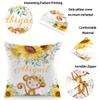 Cute Animals Personalized Baby Name Nursery Throw Pillow Cover for Baby Boy Girl Gift Custom Pillow with Name Personaized Throw Pillow Cove Sofa Couch Cushion Home Decor Pillow view 2