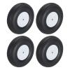 MECCANIXITY RC Airplane Wheels 4.53" OD RC Airplane,Aircraft PU Sponge Wheels,Tire Tail Wheel RC Aircraft Foam Wheel Replacement for DIY RC Model Plane Aircraft Pack of 4 view 1