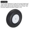 MECCANIXITY RC Airplane Wheels 4.53" OD RC Airplane,Aircraft PU Sponge Wheels,Tire Tail Wheel RC Aircraft Foam Wheel Replacement for DIY RC Model Plane Aircraft Pack of 4 view 4