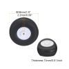 MECCANIXITY RC Airplane Wheels 1.5" OD RC Airplane,Aircraft PU Sponge Wheels,Tire Tail Wheel RC Aircraft Foam Wheel Replacement for DIY RC Model Plane Aircraft Pack of 4 view 2