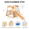 AVDAR Indoor Jungle Gym, Toddler Climbing Playset, Wooden Montessori Indoor Playground for Kids, Climbing Toys for Toddlers 1-3,Easy Assembly, Safe & Sustainable view 2