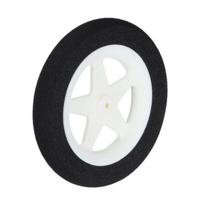 MECCANIXITY RC Airplane Wheels OD 2.5" xID 0.08",White RC Airplane Aircraft Sponge Wheels RC Aircraft Foam Wheel Replacement for DIY RC Model Plane Aircraft Pack of 1
