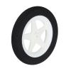 MECCANIXITY RC Airplane Wheels OD 2.5" xID 0.08",White RC Airplane Aircraft Sponge Wheels RC Aircraft Foam Wheel Replacement for DIY RC Model Plane Aircraft Pack of 1 view 1