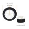 MECCANIXITY RC Airplane Wheels OD 2.5" xID 0.08",White RC Airplane Aircraft Sponge Wheels RC Aircraft Foam Wheel Replacement for DIY RC Model Plane Aircraft Pack of 1 view 2