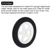 MECCANIXITY RC Airplane Wheels OD 2.5" xID 0.08",White RC Airplane Aircraft Sponge Wheels RC Aircraft Foam Wheel Replacement for DIY RC Model Plane Aircraft Pack of 1 view 4