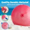 LovesTown 3PCS Playground Balls, 14 Inch Bouncy Balls Inflatable Dodgeball Kickballs with Hand Pump, for Kids Indoor and Outdoor view 3