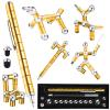 WQWQUU Fidget Pen, Magnetic Fidget Toy, Decompression Magnetic Pen, Relieve Pressure Novel Toy Gifts for Kids or Friends! (Golden) view 1