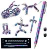 WQWQUU Fidget Pen, Magnetic Fidget Toy Pen, Decompression Magnetic Fidget Toy, Relieve Pressure Novel Toy Gifts for Kids or Friends! (Color) view 1