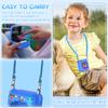 BEARDDO Silicone Cover Case for Bitzee Orginal Interactive Toy Digital Pet and Case, Protective Skin Sleeve with Lanyard for Bitzee Virtual Electronic Pets Accessories Kids Boys Girls (Blue) view 4