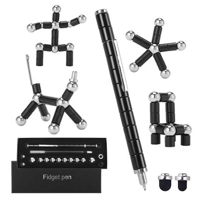 Fidget Pen - Decompression Magnetic Toy, Relieve Pressure Novel Gifts for Kids or Friends! (Black)