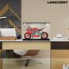 LANSCOERY Small Acrylic Display Case with Adjustable Yellow/White/Warm LED Light, UV Protection Clear Display Box, Dustproof Showcase for Action Figures, Models, Collectibles - 6x4x4inch view 2