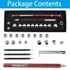 WQWQUU Fidget Pen,Magnetic Pen Decompression Magnetic Fidget Toy Pen, Magnet Pen Fidget Toy Relieve Pressure Novel Toy Gifts for Kids or Friends! (Red) view 3