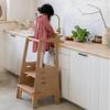 AVDAR Toddler Standing Tower Wooden Toddler Stool for Kitchen Adjustable, Winner 2023 of Contemporary Good Design, Montessori Kitchen Tools view 2