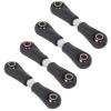 Pilipane Aluminum Turnbuckle Pull Rod Steering Linkages Arm Tie Rod Ends Servo, 4Pcs Steering Tie Rod Set Black Metal, Compatible with Himoto RedCat Racing 1/10 On Road RC Car (42 50) view 4