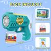 Eaglestone Bubble Guns for Toddlers 2 Packs, LED Light Automatic Bubble Machine Gun for Kids 4-8, Bubble Toys with Bubble Solution,Concentrate, Bubble Blaster Party Favor, Summer Outdoor Toys Gift view 2